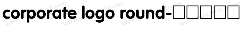 corporate logo round字体转换